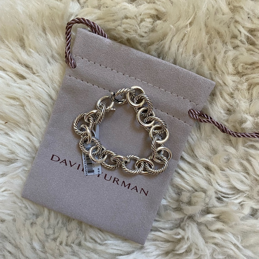 David Yurman Large Oval Link Bracelet 7.5 in